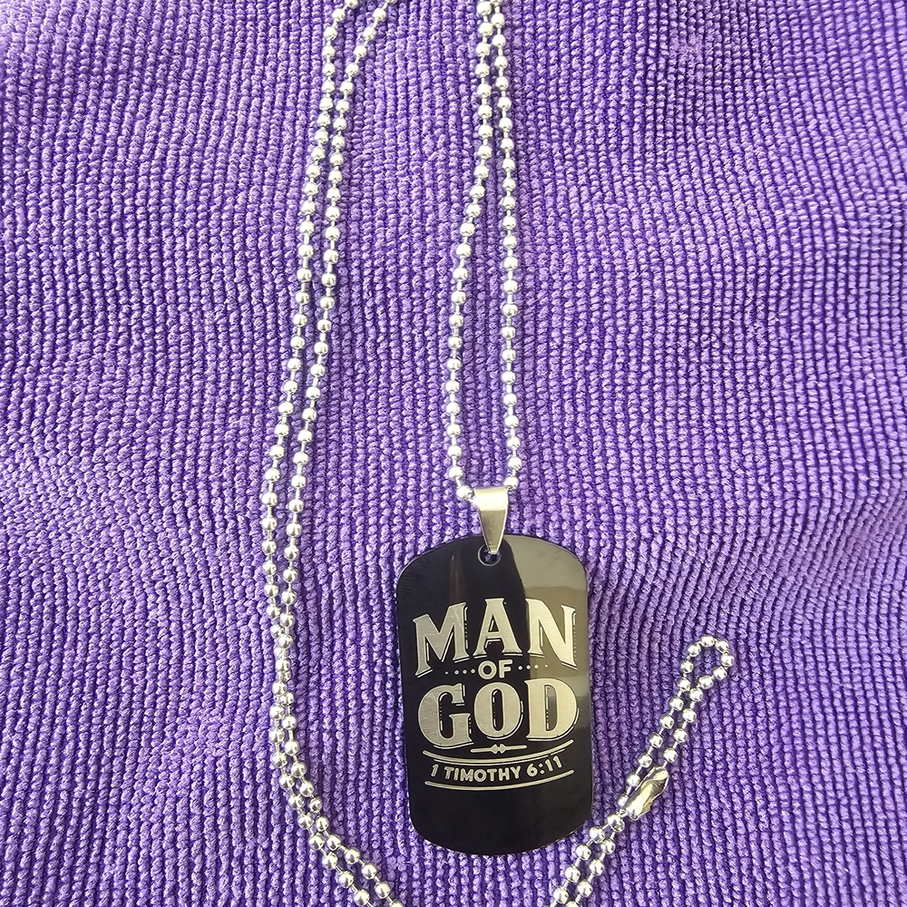 Man of God Dog Tag - 3 Sets